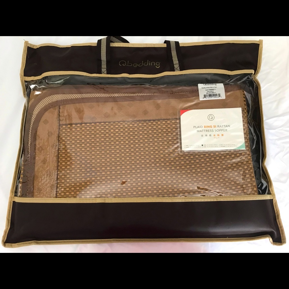 Qbedding cooling rattan mattress topper twin size
